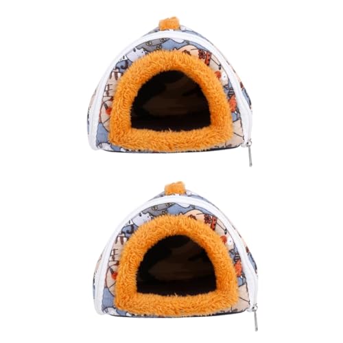 Housoutil 2 Stücke Luxuriöse Meerschweinchen Bett Design Hängematte Für Hamster Cavy Pet Nest Bequem Atmungsaktiv Bereit von Housoutil