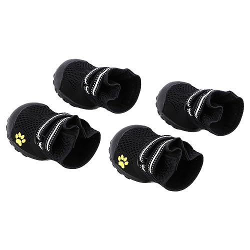 Housoutil 2 Sets Wander Hundeschuhe Netz Katzenkratzhandschuhe von Housoutil