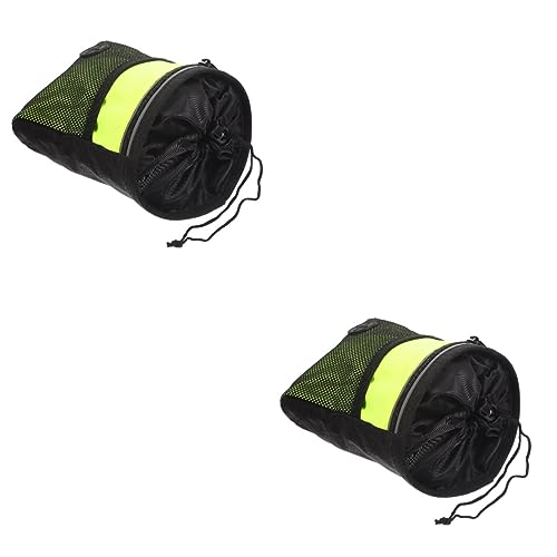 2st Packung Hundefutter Welpe Verschleißfeste Hundetasche Snackhalter Tragbare Leckerlitasche Für Hunde Tragbarer Leckerchenhalter Für Hunde Snack-Tasche Haustier Gürteltasche Netz von Housoutil