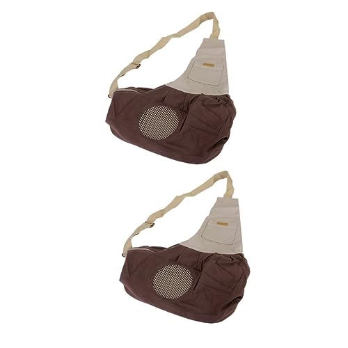 Housoutil 2St Schultertasche Katzen und Hunde Haustiertasche Leinentasche von Housoutil