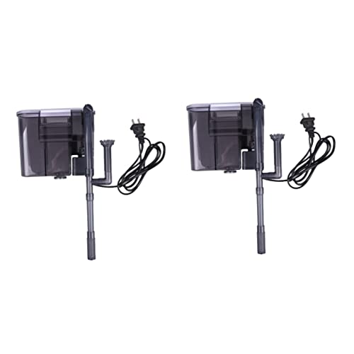 Housoutil 2st Wasserfallfiltersystem Aquarieninnenfilter Interner Netzfilter Wandmontierter Fischtankfilter Aquarienfiltersystem Powerfilter Für Aquarien Aquarium An Niedergang Filterschwamm von Housoutil