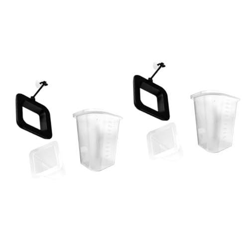 Housoutil Kegelfilter 2st Betta-Aquarium Filter Fischfütterungsbecher Aquarium Für Betta-Fische Fischfütterer Futterstation Für Aquarien Futterstation Für Fische Sieb Trichter Mit Saugnapf von Housoutil