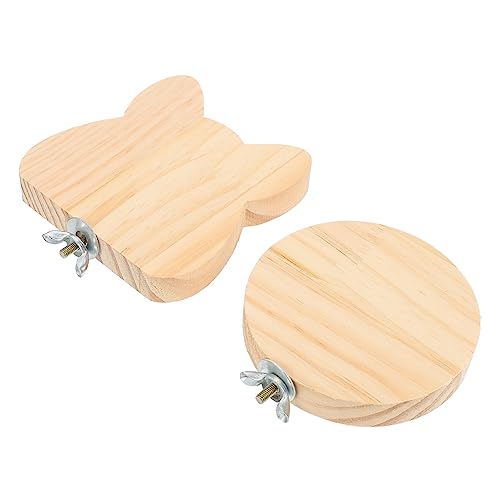 Housoutil 2pcs Papagei Käfig Jump Steht Haustier Vogel Spielzeug Nahrungssuche Spielzeug für Vogelkäfig Holz Haustier Vogel Käfig Zubehör von Housoutil