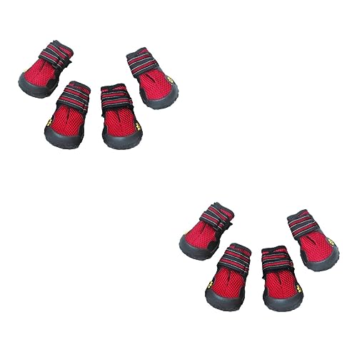 Housoutil 2St Schuhe für hundepfoten Hunde Schuhe Dog Shoes Hundestiefel Haustier-Hundeschuhe Haustierschuhe Stiefel für Hunde der Hund Netzschuhe von Housoutil