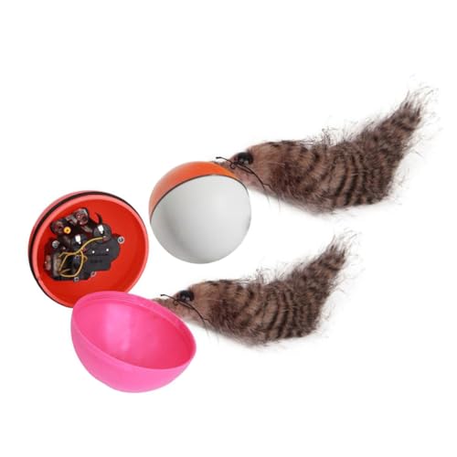 Housoutil 2st Spielzeug Den Ball Rollen Lustige Katze von Housoutil