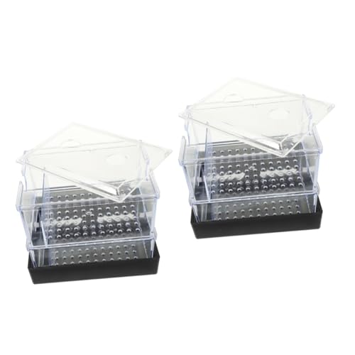 Housoutil 2st Tropfbox Für Aquarien Gehäuse Filter Für Aquarien Filter Für Schildkrötenbecken Zubehör Für Aquarien Zubehör Für Fischaquarien Aquarienzubehör Isolationsbox Plastik Einrichtung von Housoutil