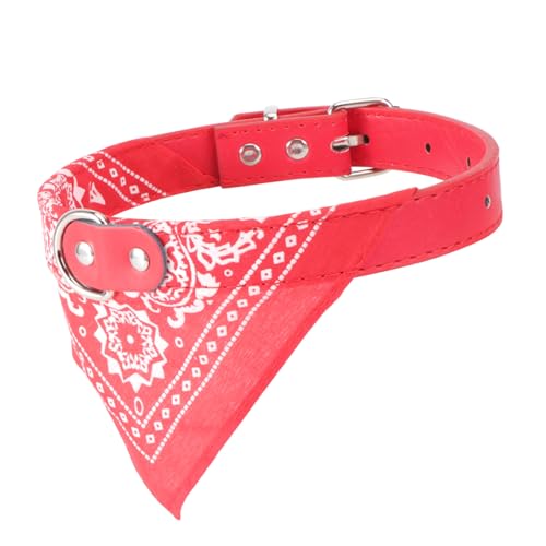 Housoutil 2st Weihnachtsbandanas Für Hunde Hund Dreieckstuch Lätzchen Weihnachtshundeschal Welpen-weihnachtsbandana Weihnachtshaustier-halsdekoration Festliches Hundehalstuch Leine Speichel von Housoutil