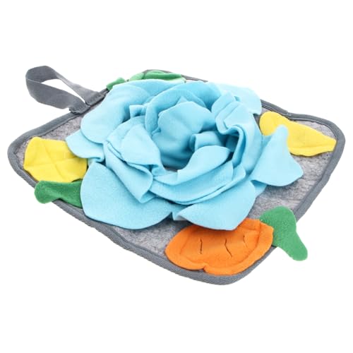 Housoutil 3 STK Kaninchen-Schnüffelpad Hunde-Puzzle-Matte waschbare Futtermatte für Kaninchen Spielzeuge Haustier Schnüffelkissen Hasenfuttermatte schmecken Snack schnüffeln Trainingsmatte von Housoutil