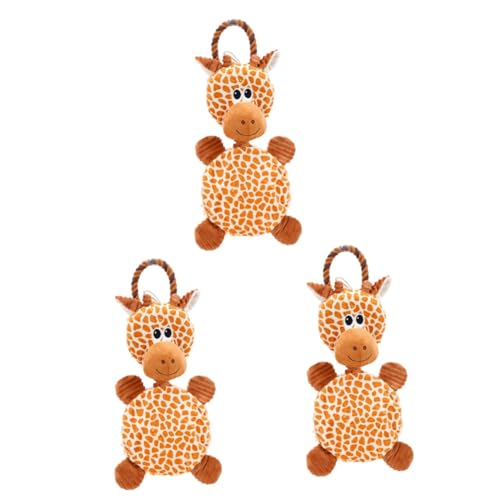 Housoutil Lieferungen 3 STK Spielzeug Plüschtier Leopardenmuster Hundebiss Spielzeuge von Housoutil