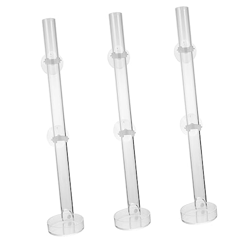 Housoutil 3 Sets Aquarium Zubehör Aquarium Garnelen Feeder Rohr Acryl Feeder Keine Werkzeuge Benötigt Für Süßwasser Und von Housoutil