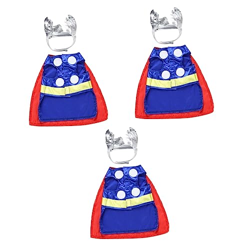 Housoutil 3 Sätze Kleidung Katzen-Outfit Große Hundekostüme Für Halloween Hund Lustiges Kostüm Halloween-haustierkostüm Hunde-Outfit Haustier-Cosplay-kostüm Mittlerer Hund Polyester Hündchen von Housoutil