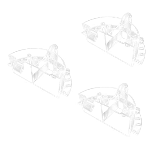 Housoutil 3 Stück 3 Filterbox für Aquarien Filterbehälter für Aquarien Wasserpumpe für Fischbecken Zubehör für Aquarien Kleiner Plastikbehälter Leise Aquariumpumpe Eckfilter von Housoutil