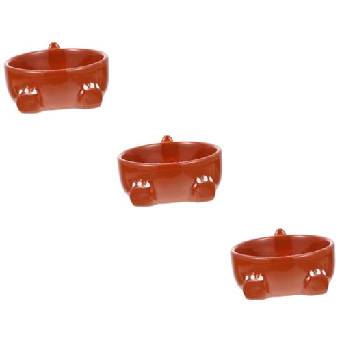 Housoutil 3 Stück Keramikschüssel Abgeschrägtes Keramikgeschirr Katzen von Housoutil