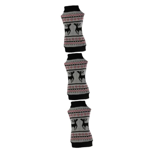 Housoutil 3st Kleiner Hundepullover Weihnachtshaustierbekleidung Welpengeschenke Weihnachts-Haustier-Outfit Hündchen Hoodie Outdoorbekleidung Weihnachtsmantel Haustierzubehör Der Hund von Housoutil