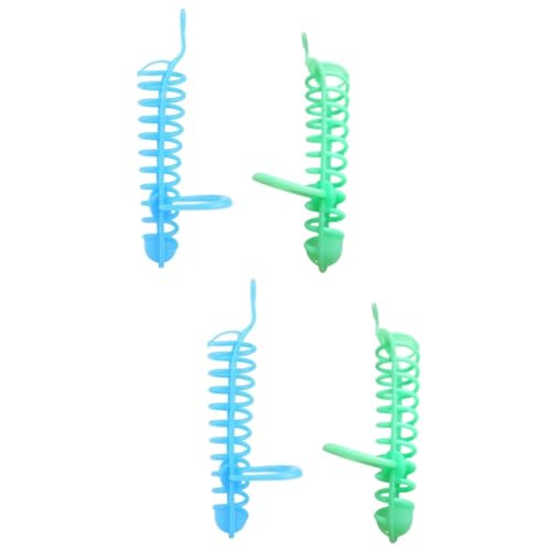 Housoutil 4 Stück Papageien-Futterspender Käfig Futterspender-Clip Papageienkäfig Kaninchenfutter Festes Gestell Greentoys Vogelkäfig Futterhalter Vogelfutterspender Spielzeug von Housoutil