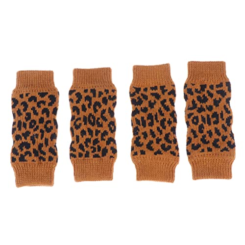 Housoutil 4 Stück Thermische Socken Herbstwetter Lange Socken Socken Schweinchen-hundekostü Klein Kopfhörerzubehör Ohren Hundestrümpfe Mittlere Socken Haustier Knieschützer von Housoutil