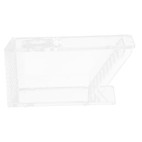 Housoutil 5St Krabbenbox für Aquarien professioneller Krabbenhalter Fischköder Krabben Töpfe Krabbenkäfig Aquarium Versorgung mit Aquarien Krabbenbehälter aus Acryl tragbar Container Ventil von Housoutil