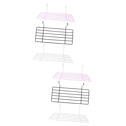 Housoutil 2sets Eisen Papagei Plattform Vogelkäfig Zubehör Robust Vogel Spielen Zentrum Dekorative Spielzeug Für Nymphensittich 3 Stücke * 2 von Housoutil