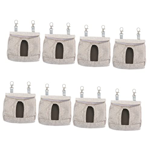 Housoutil 8 Kleidersack Futterspender Kaninchenfutter pet Feeder pet Food Container Lebensmittelbehälter Behälter für Haustierfutter Meerschweinchen Heusack Aufhängen Hamster Käfig von Housoutil