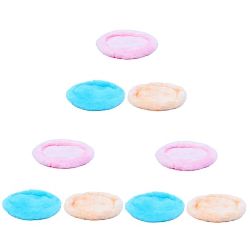 Housoutil 3sets Hamster Matte Bett Pad Für Bequemen Schlaf Ansehnlich Robust Für Eichhörnchen Mäuse Ratten 3 Stücke * 3 von Housoutil