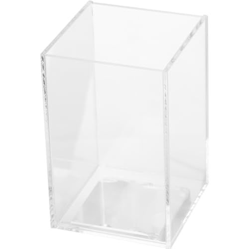 Housoutil Aquarium Fischbecken Betta-Aquarium Nano-Aquarium Multifunktionales Goldfischbecken Kleines Aquarium Schreibtisch-Aquarium Hydroponische Vase Büro Acryl Schildkrötenbecken Rechteck von Housoutil