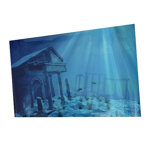 Housoutil Hochauflösender Aquarium-wandaufkleber Dekoration für Aquarien 1012 61 X 41 cm von Housoutil