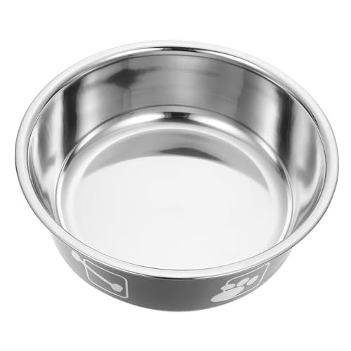 hundenapf aus Edelstahl edelstahlschüsseln Stainless Steel Bowl Futternapf für Hunde Hundenäpfe rostfreier Futterautomat für Welpen Futternäpfe für Hunde Haustier Zubringer psm von Housoutil