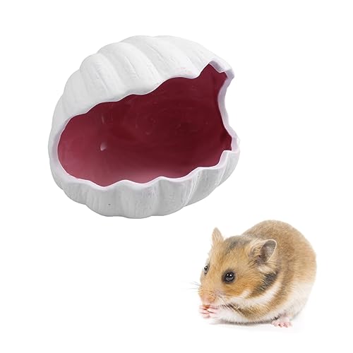 Housoutil Hamster Spielzeug hamsterspielzeug Tierheim für Hamster Kleintier Spielzeug Hamster Versteck porzellanhaus Hamsternest Haushalt Hamsterhaus Kleine Tiere Zubehör Chinchilla von Housoutil