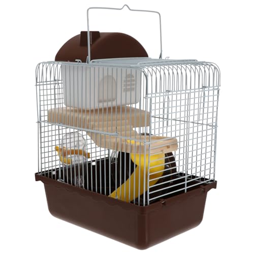 Housoutil Hamsterkäfig Hamsterwasserflasche Zwerghamster-Igel Villa Rattenkäfig Igelhütte Käfig Für Haustier Hamster Rattenhütte Hamsternest Spielzeug Haustiere Kunststoff von Housoutil