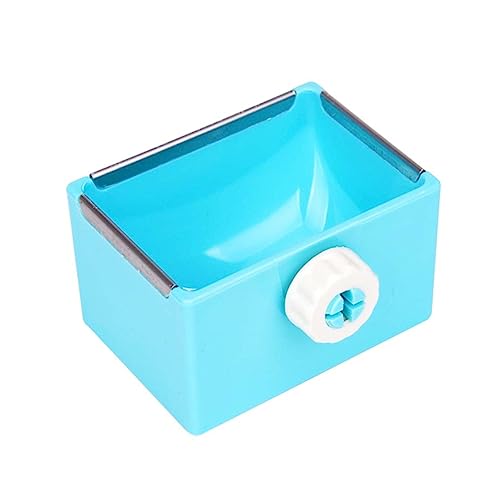 Housoutil pet Supplies haustierbedarf pet Food Container Haustierfutter Haustierkäfig Haustierzubehör Haustiernapf quadratische Haustierschüssel Chinchilla Essensbox Fütterungsbox Fressnapf von Housoutil