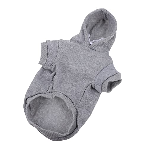 Haustier-Hoodie Kleider Haustierzubehör Heimtierbedarf Bequemer Hunde-Hoodie Hundezubehör Basic-Hunde-Hoodie Grundlegendes Hundekostüm Hundebedarf Polyester Der Hund von Housoutil