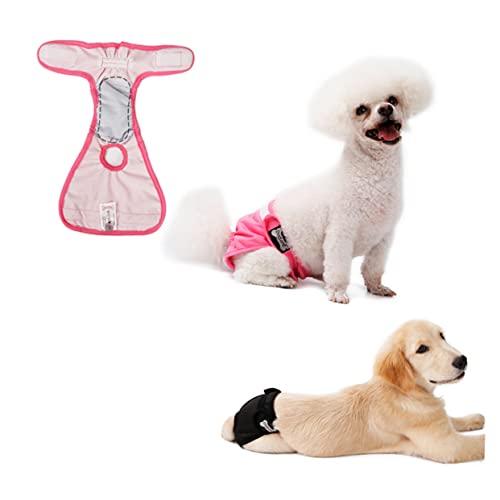 Housoutil Hygienewindeln für Hunde hundewindel Hunde urne Mädchen Unterwäsche Hygienehosen für Hunde Hundeunterwäsche elastische Haustierhose waschbar Physiologische Hosen von Housoutil