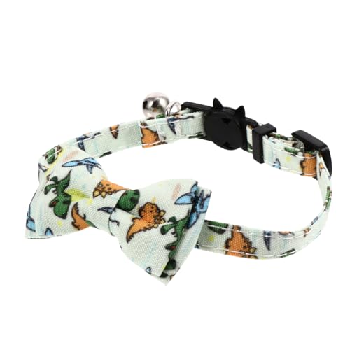 Housoutil Katzenhalsband Kitten Katze zubehör Verstellbares für Haustierhalsband Bow tie Kätzchenhalsband Haustier Halskette Haustier-Halskette bunt Universum Nylon von Housoutil