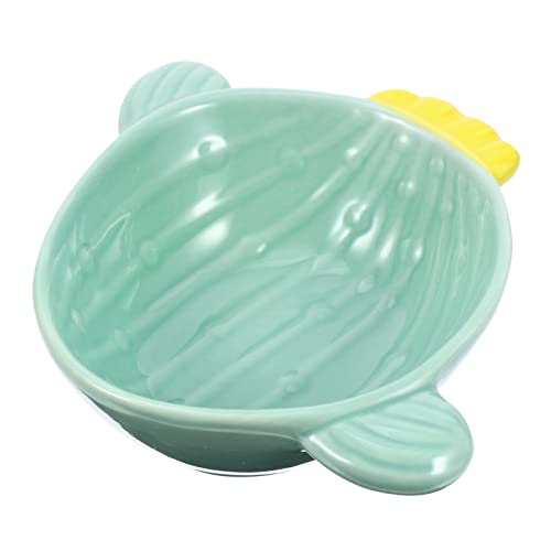 Housoutil Keramiknapf für Haustiere pet Water Bowl pet Bowl Keramik Schüssel für Haustiere wasserschalen Futternapf für Hamster Nahrungsaufnahmebecken Hase Keramikschale Geschirr Baby von Housoutil