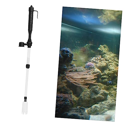 Housoutil Aquarium Siphon Batteriebetriebene Aquarium Pumpe Kies Wasserreiniger Elektrischer Aquarium Kies von Housoutil