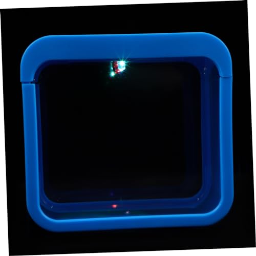 Housoutil Kreatives Aquarium Mini-Aquarium Betta-Bälle Betta-Tanks Miniatur-Desktop-Aquarium Mit Led-Beleuchtung Kleines Fischglas Gras-Aquarium-Set Fünf Farben von Housoutil