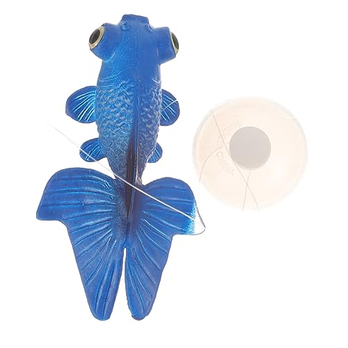 Housoutil Künstlicher Fisch-dekor-Party-gastgeschenk Fake-Fisch-Ornament Fisch Figur Lebensechter Aquariumdekoration Fischfigur Kieselgel Kind Kleiner Fisch Goldfischglas von Housoutil