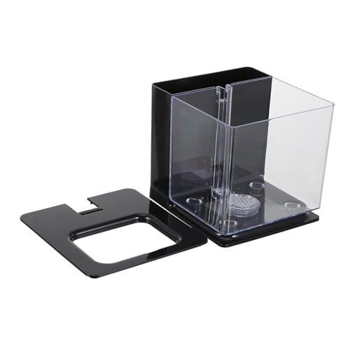 Housoutil Mini-Aquarium Fisch-Tanks Brut Brut Tank Kleines Aquarium Tischfischbecken Behälter Für Die Fischaufzucht Behälter Zum Ausbrüten Von Braten Büro Acryl Automatisch Betta-Panzer von Housoutil