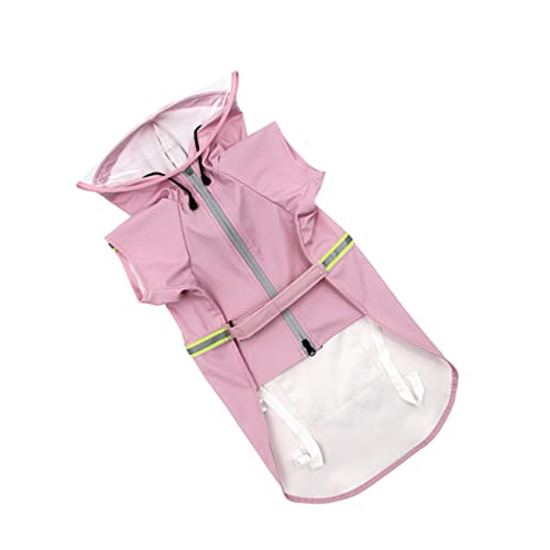 Housoutil hunderegenmantel Regenjacken für Hunde Dog Raincoats Hunde Regenmantel Hunde Regenjacke wimperntusche Regenmantel für Haustiere Haustier-Regentuch Großer Hund Jacke mit Hut von Housoutil