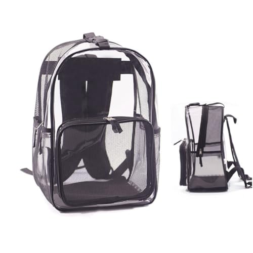 Housoutil Einkaufstasche Rucksack Haustier Hund Schwarze Rucksäcke klarer Rucksack schwarzer Rucksack Hundeträger Katzentransporter Transportbox für Haustiere Universal- Reisetasche von Housoutil