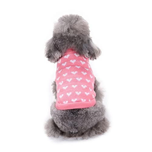 Housoutil hundemantel Dog Raincoat Sweater für Hunde Dog Clothes hundemäntelchen hundepulli Hunde Mantel Dog Sweater Dog Coat Hunde Pulli Mantel für Hunde Pullover Rundhals Kleidung von Housoutil