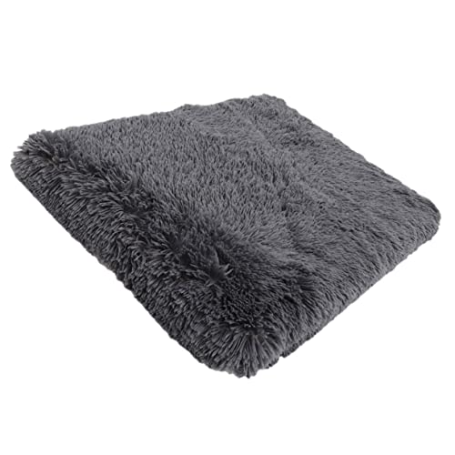 Housoutil Hunde-Nest-Pads quadratisches hundebett Plüsch Katzenbett Hundeunterlagen Schlafkissen Hund Bodenmatte Hundenestmatten Schlafsofa Haustiermatte Haustierbett Tuch von Housoutil