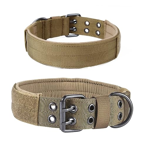 Housoutil Welpen reflektierendes hundehalsband taktisches hundehalsband Taktischer Hundehalsband Haustier-Halskette Haustierhalsband aus Nylon Rundhals Schnalle von Housoutil