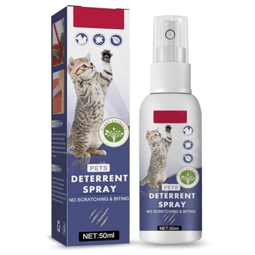 Hpbaggy Kratzfestes Spray,Anti Kratz Spray fur Katzen,Katzenfernhaltespray,Katzenabwehrspray fur Innen und AuBen,Kratzfestes fur Sofa,Mobel,schutzt lhr Zuhause 50ml. von Hpbaggy