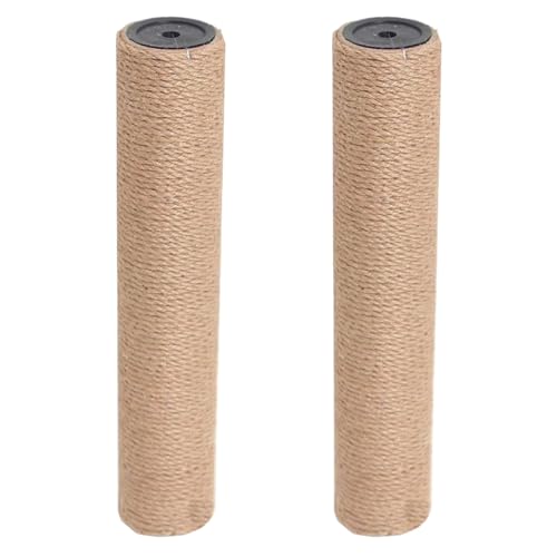 Hperu 2pcs Kratzer nach dem Austausch 2.4x15,8 Zoll Jute Kratzer nach dem Austausch DIY -Katzenbäume und Cat Towers Cat Möbel Protector Cat Kratzposten von Hperu