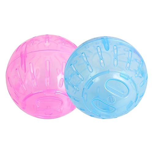 Hamster Übung Ball Hamster Ball Transparent Zwerg Hamster Übungsbällchen Laufrad Rennmäuse Spielzeug 2pcs von Hperu