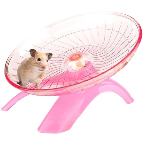 Hamsterrad, Hamster Fliegender Untertasse, Stiller Fliegender Saucer Igel Rad, Nicht -Slip -Chinchilla -Rad, Hamsterlaufrad, leicht zu reinigen, Plastik Hamsterspielzeug von Hperu