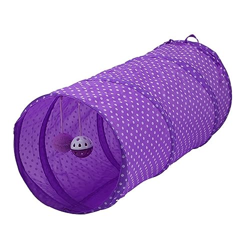 Pet Tunnel Tube Spielzeug Zusammenklappbarer Katzenhundrohrspielzeug Interaktives Training Spielzeug Welpe Kitty Tunnel 1pc Cat Channel Spielzeug von Hperu