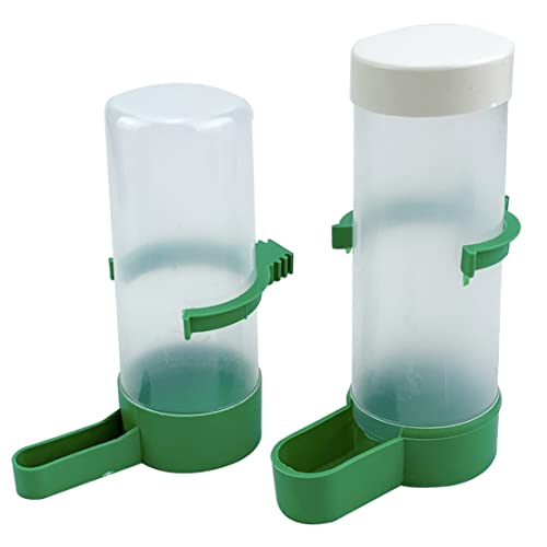 Vogelwassertrinker Automatische Brunnentrinker Haustier Feeder praktische Plastik für Vögel Papageien Käfigzubehör Vogelwasserflasche von Hperu