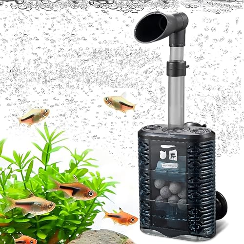 Hpumps Filter Aquarien Silent Mehrstufiger Mini Filter Pneumatisch von Hpumps